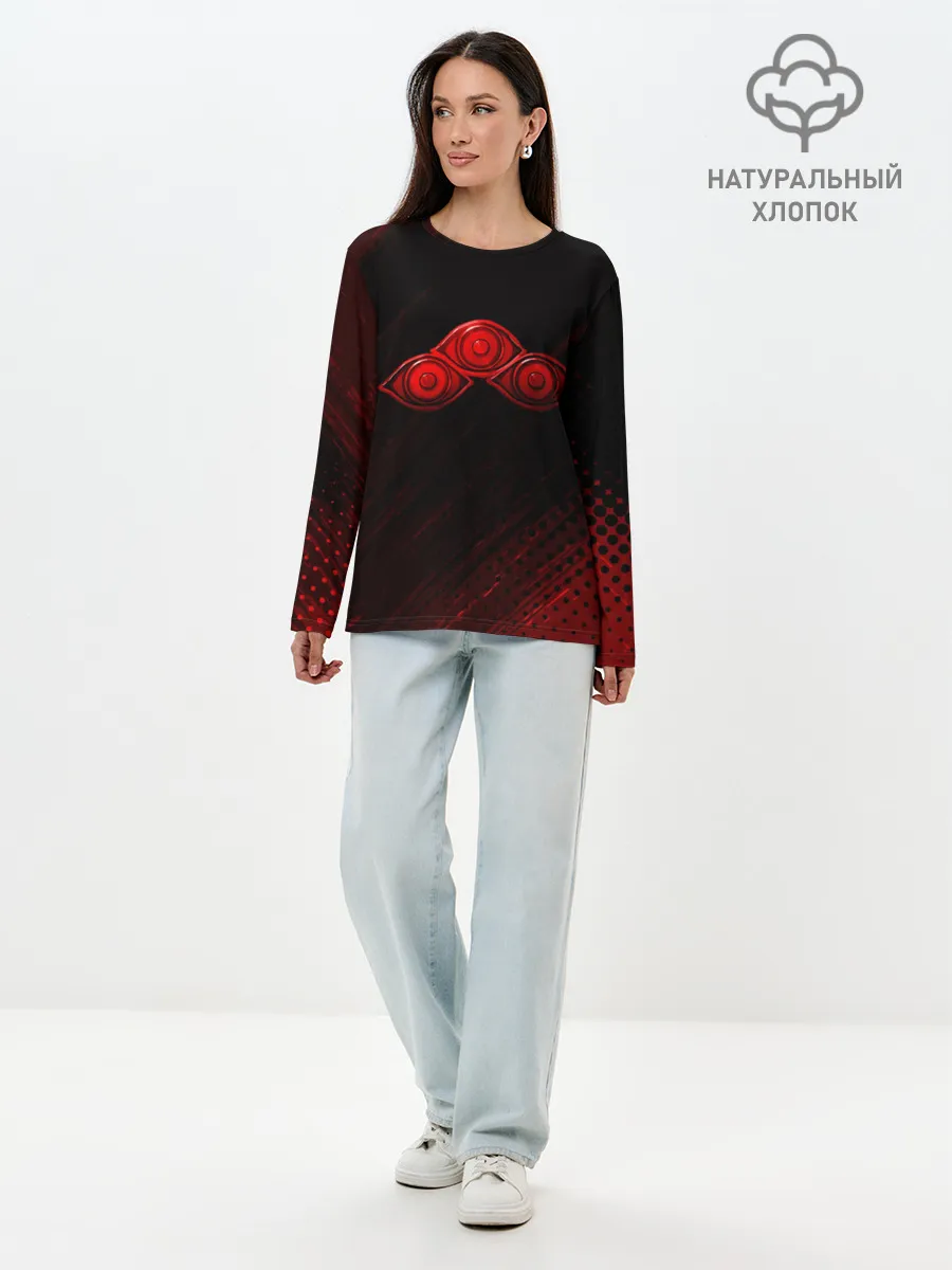 Лонгслив женский. Хлопок / Символ Захарда