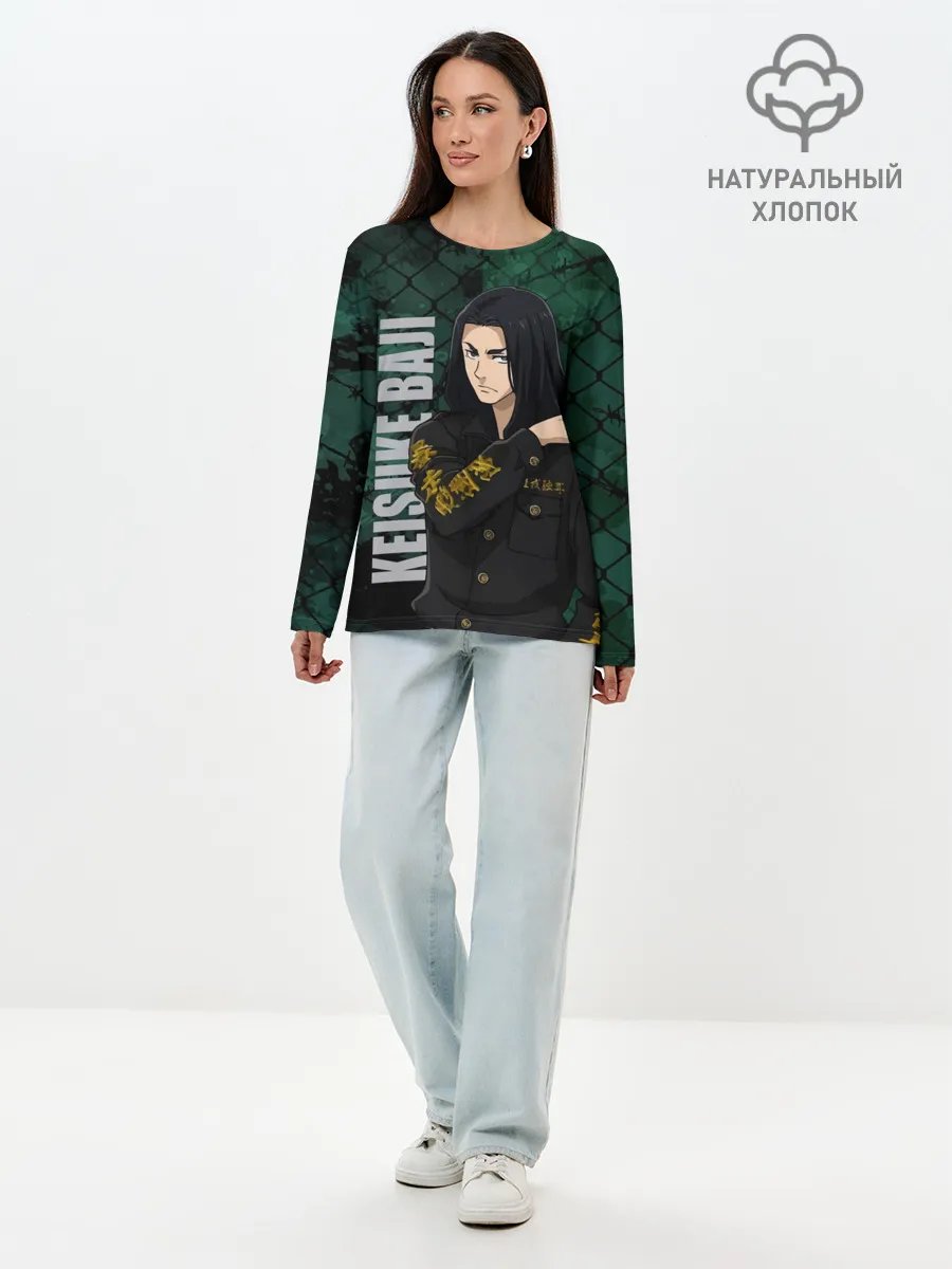 Лонгслив женский. Хлопок / Бадзи