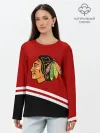 Лонгслив женский. Хлопок / Chicago Blackhawks, NHL