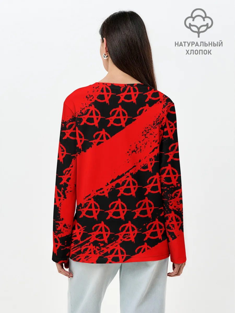 Лонгслив женский. Хлопок / Гражданская оборона: Моя оборона.