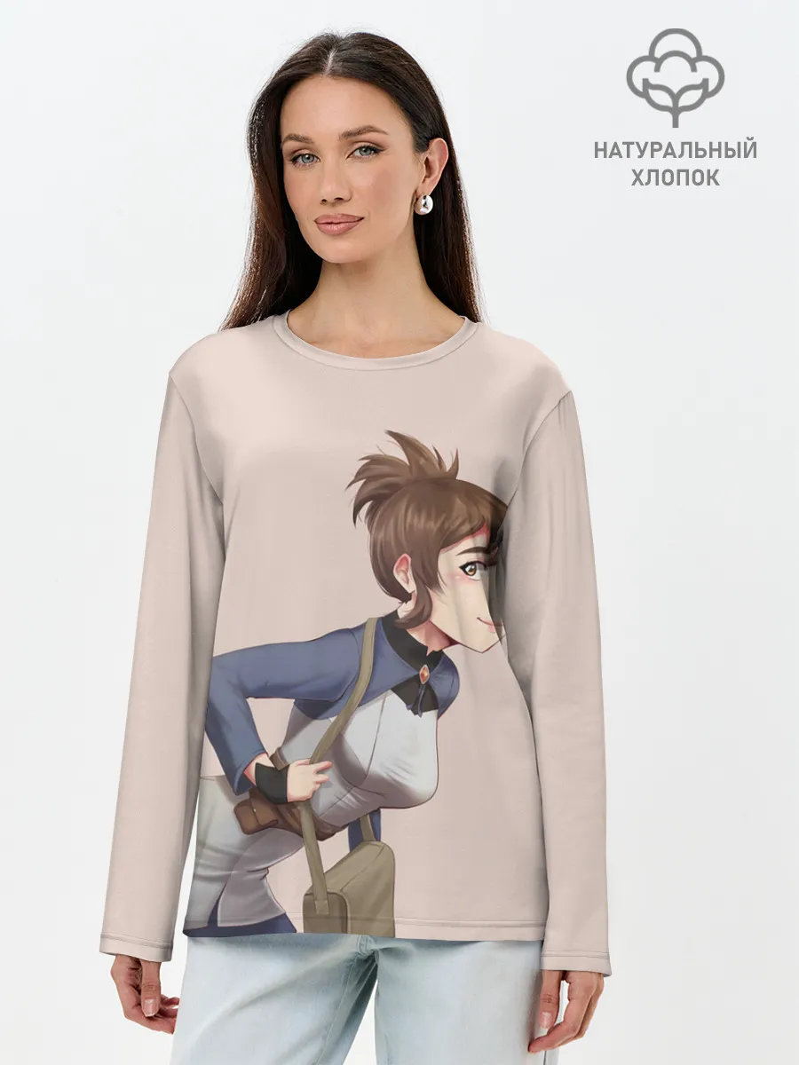 Лонгслив женский. Хлопок / Sweet Marci