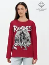 Лонгслив женский. Хлопок / BW Ramones
