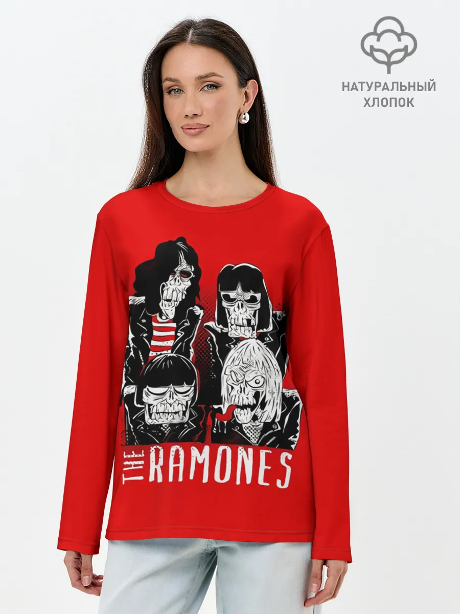 Лонгслив женский. Хлопок / Deadmones