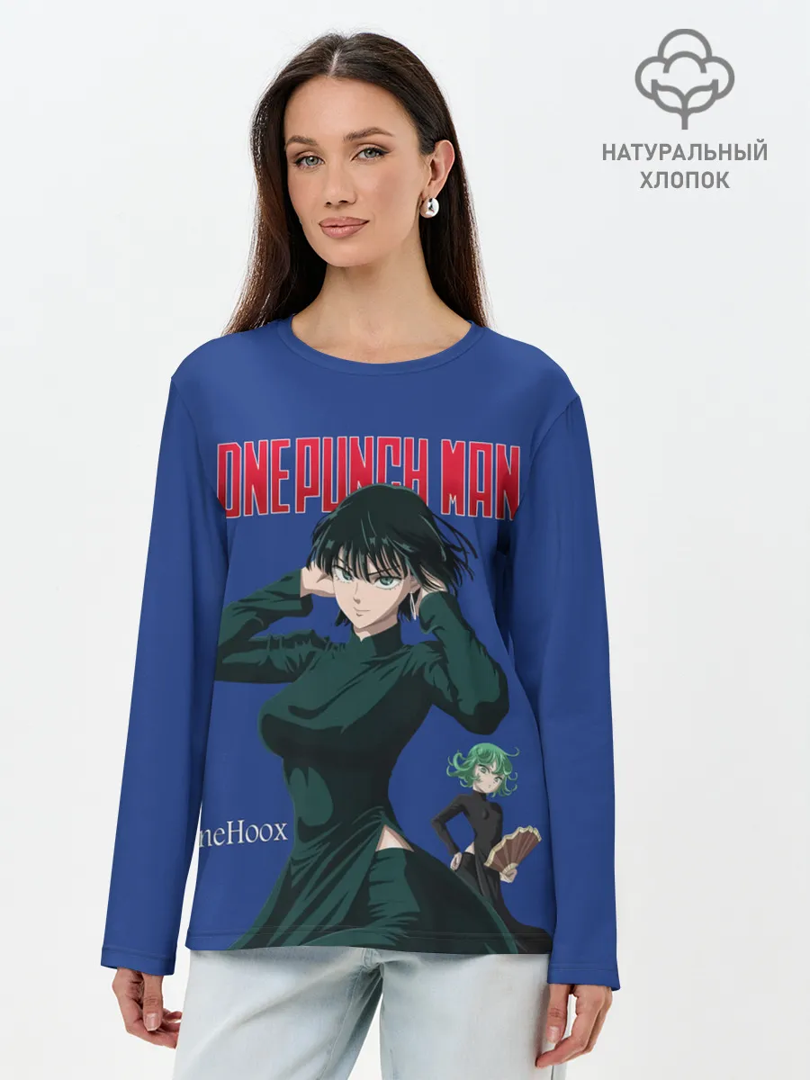 Лонгслив женский. Хлопок / One Punch-Man Госпожа Метель