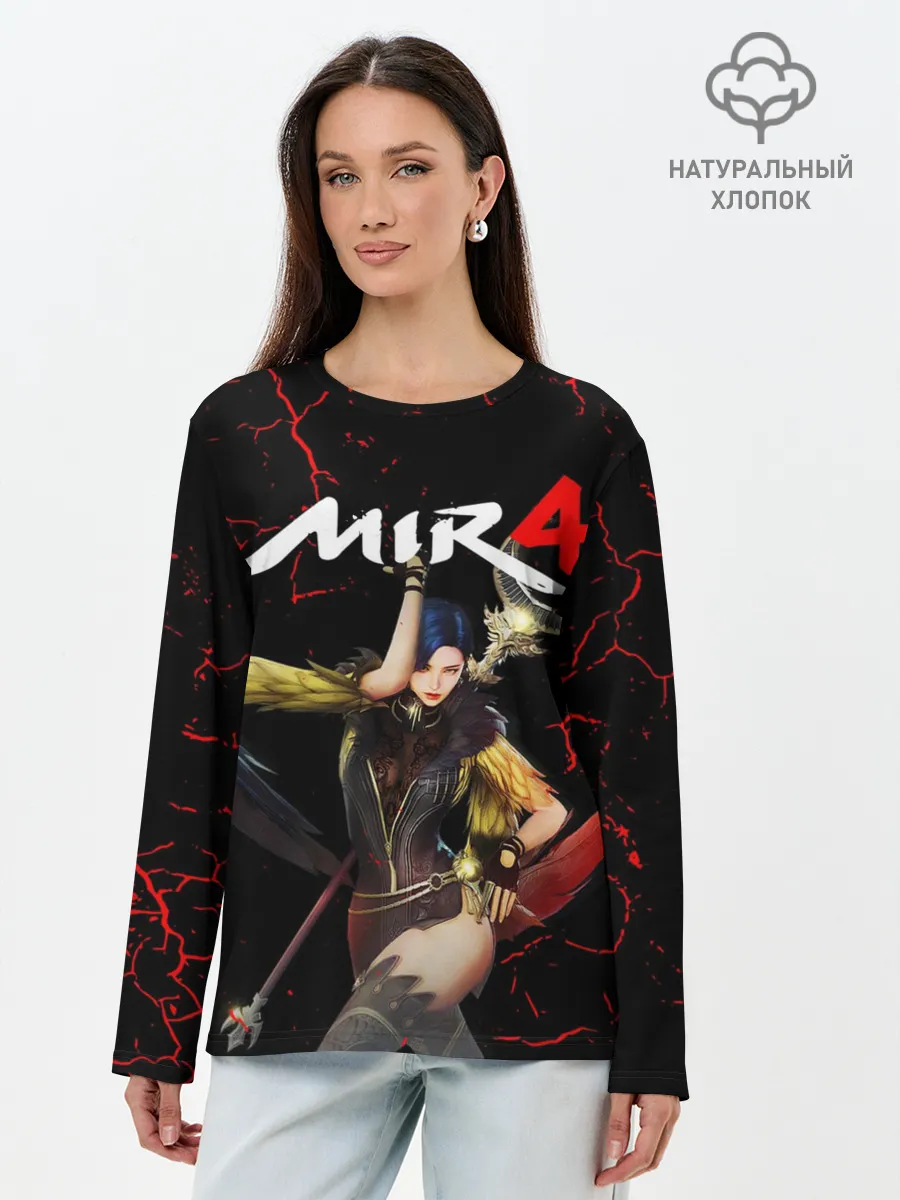 Лонгслив женский. Хлопок / MIR 4 / МИР 4