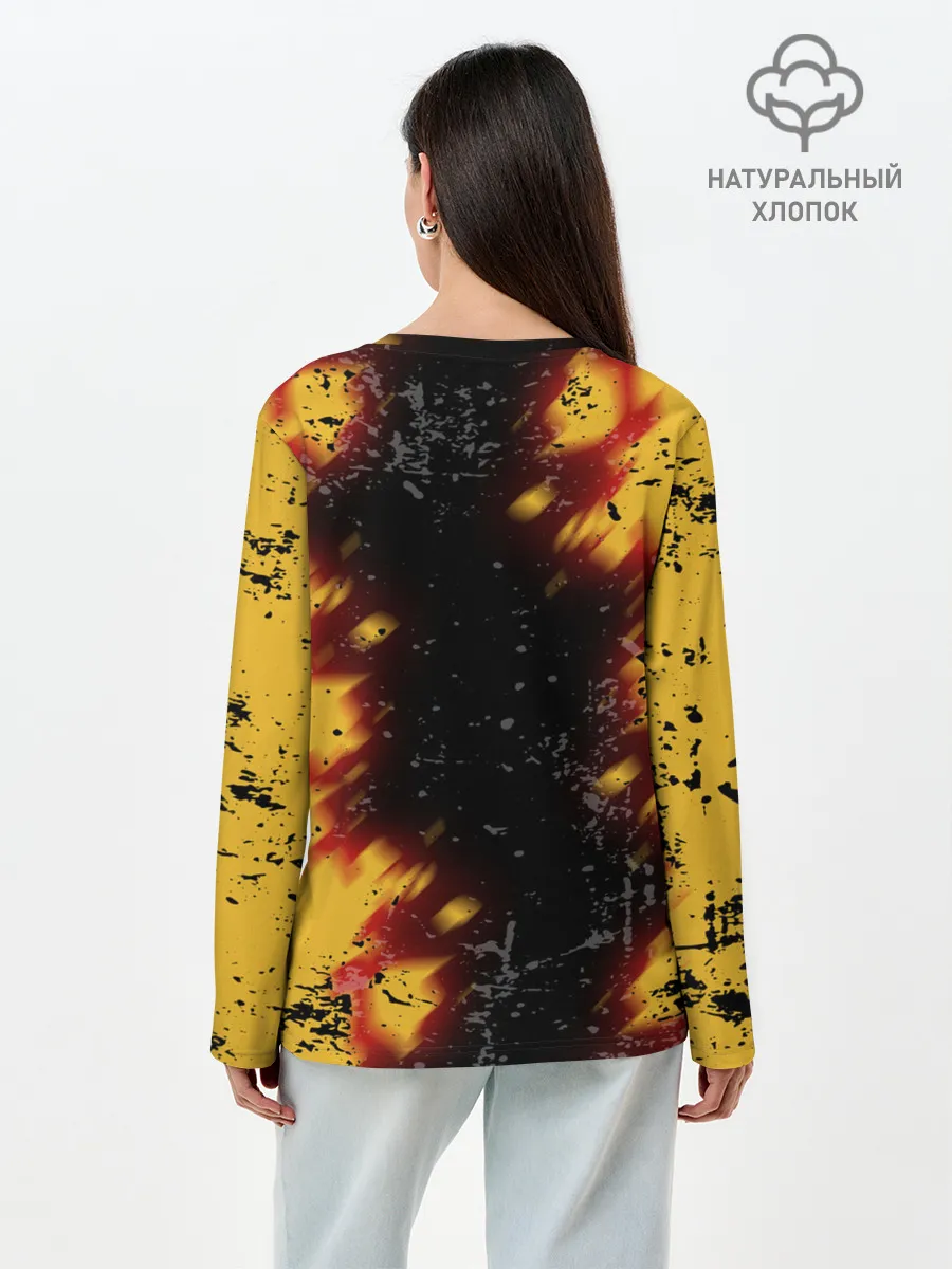 Лонгслив женский. Хлопок / Genshin Impact: Аниме.