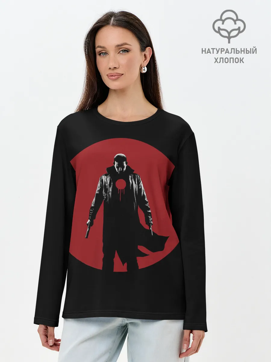 Лонгслив женский. Хлопок / Жажда справедливости