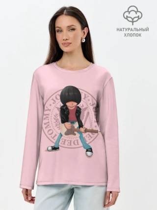 Лонгслив женский. Хлопок / Joey Ramone