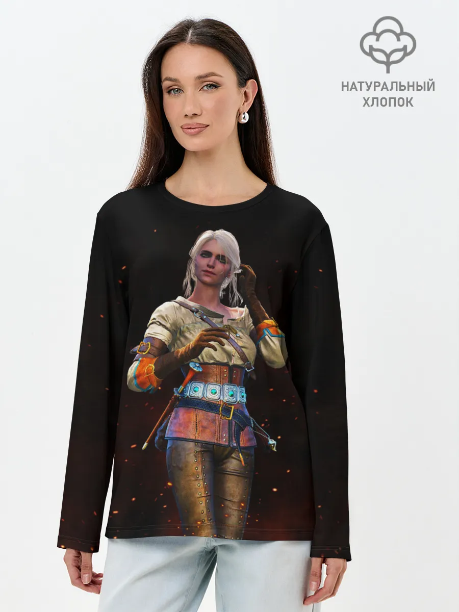 Лонгслив женский. Хлопок / Сiri