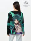 Лонгслив женский. Хлопок / Геншин импакт: Сяо