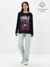 Лонгслив женский. Хлопок / РОНАЛДУ ГЕРОЙ МАНЧЕСТЕРА