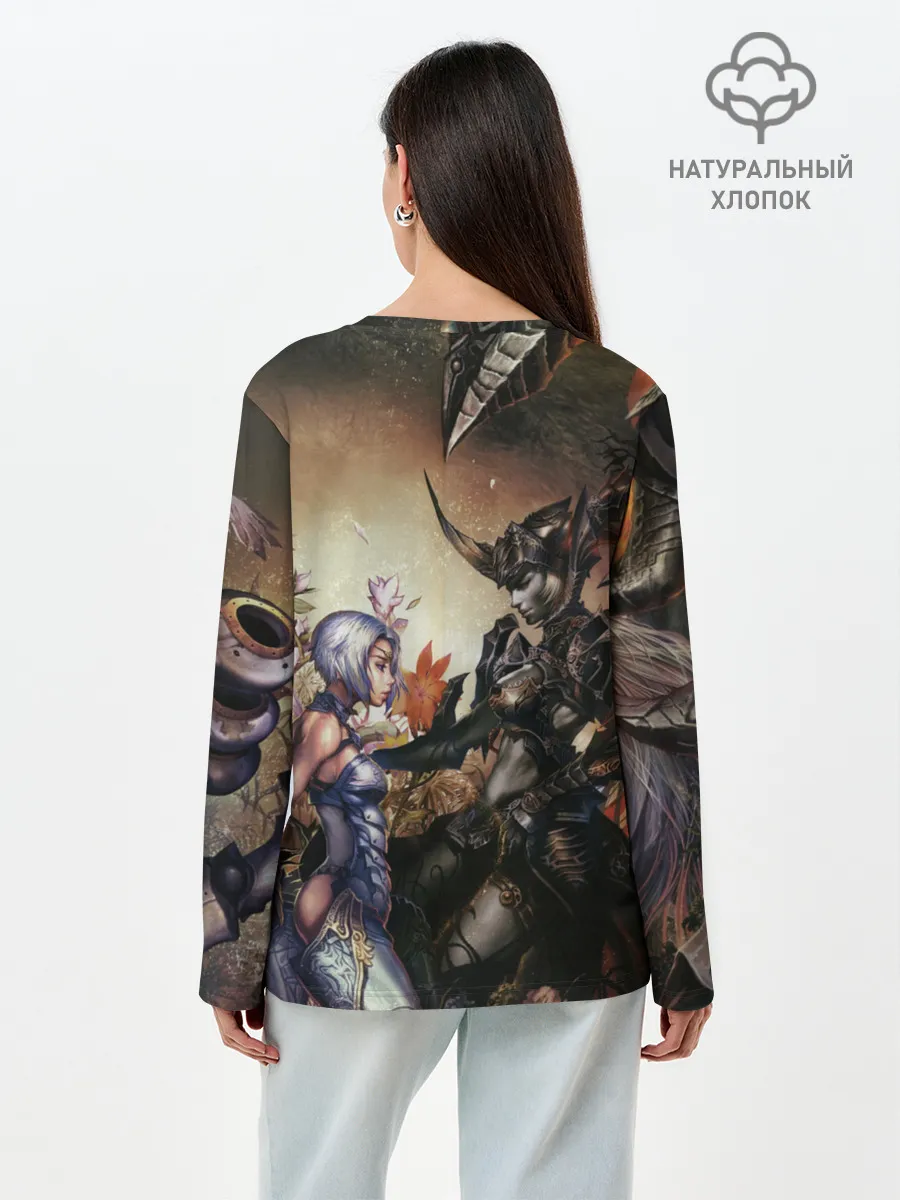 Лонгслив женский. Хлопок / Lilith and Anakim