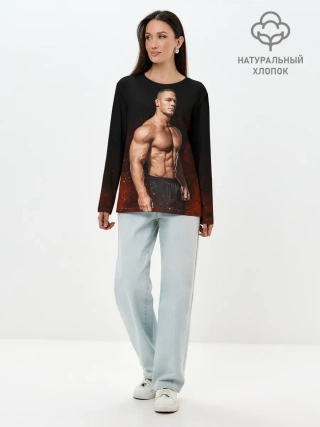 Лонгслив женский. Хлопок / John Felix Jr