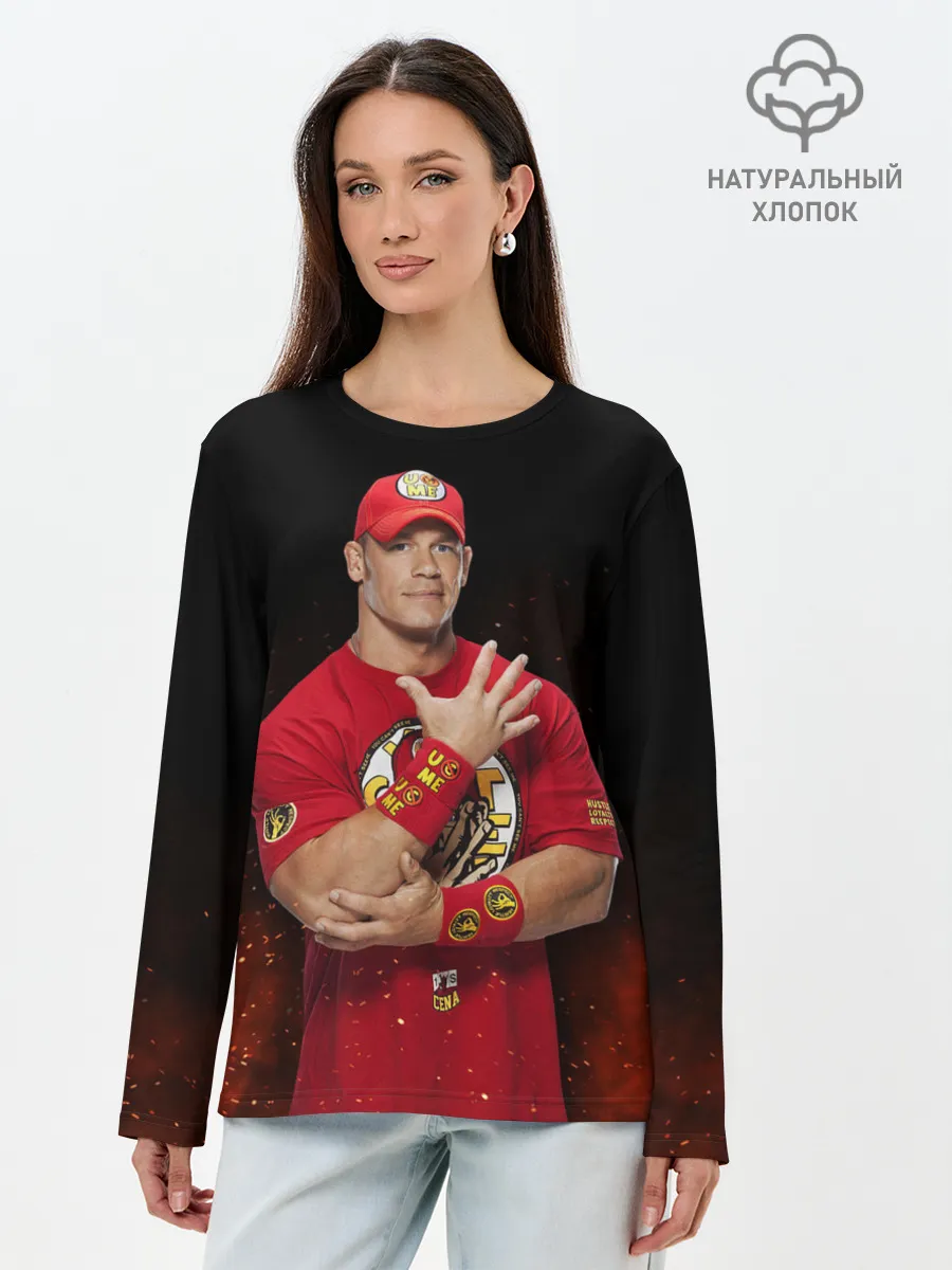 Лонгслив женский. Хлопок / Rise above hate