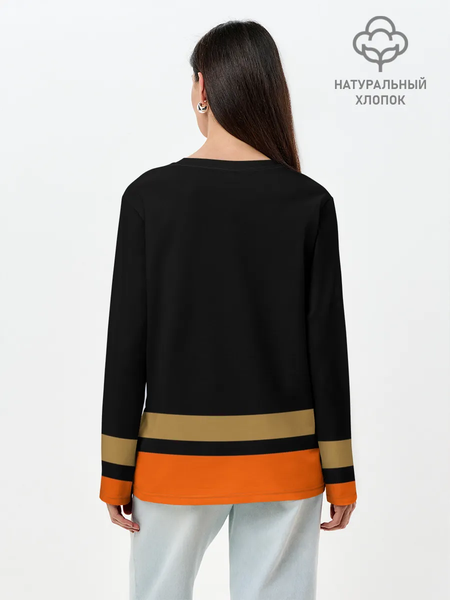 Лонгслив женский. Хлопок / Anaheim Ducks | Анахайм Дакс