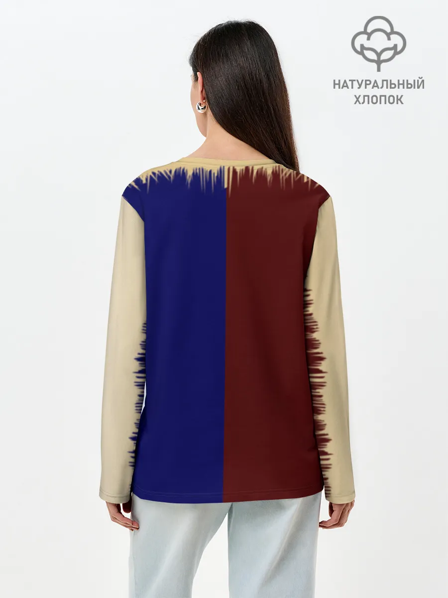 Лонгслив женский. Хлопок / Barcelona Форма.