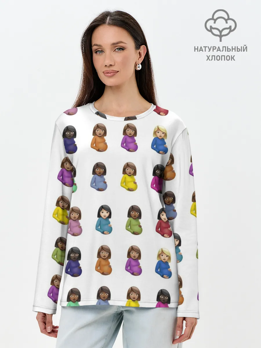 Лонгслив женский. Хлопок / Drake CLB.