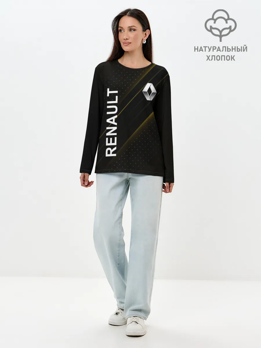 Лонгслив женский. Хлопок / Рено, авто