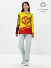 Лонгслив женский. Хлопок / Manchester United Футбольный клуб.