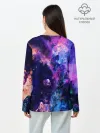 Лонгслив женский. Хлопок / НЕОНОВЫЕ КОСМОС / NEON SPACE