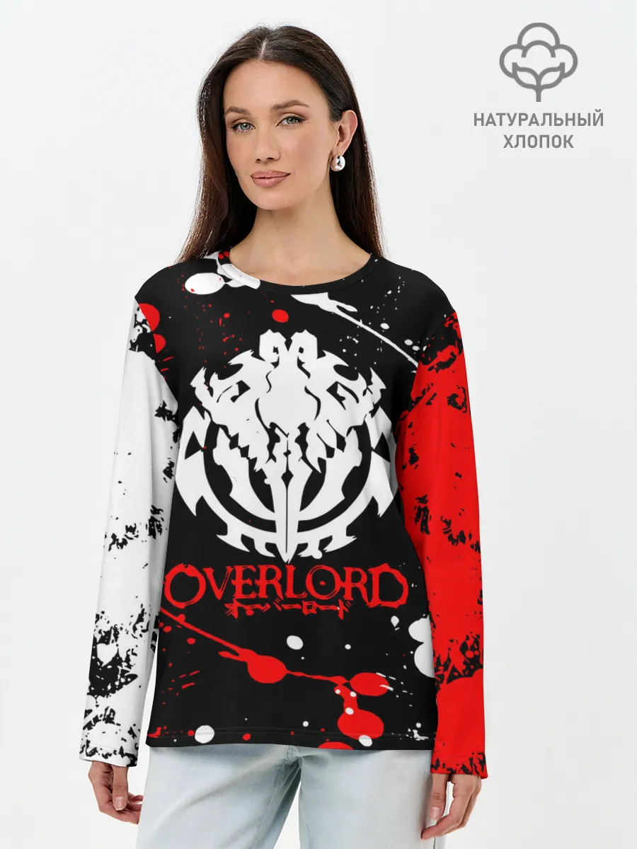 Лонгслив женский. Хлопок / OVERLORD | оверлорд.