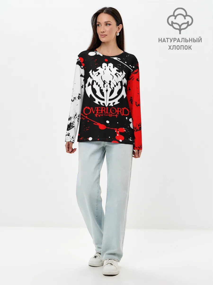 Лонгслив женский. Хлопок / OVERLORD | оверлорд.