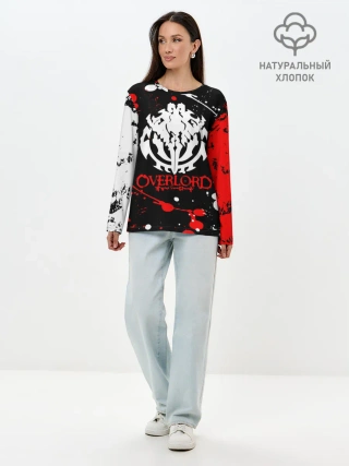 Лонгслив женский. Хлопок / OVERLORD | оверлорд.