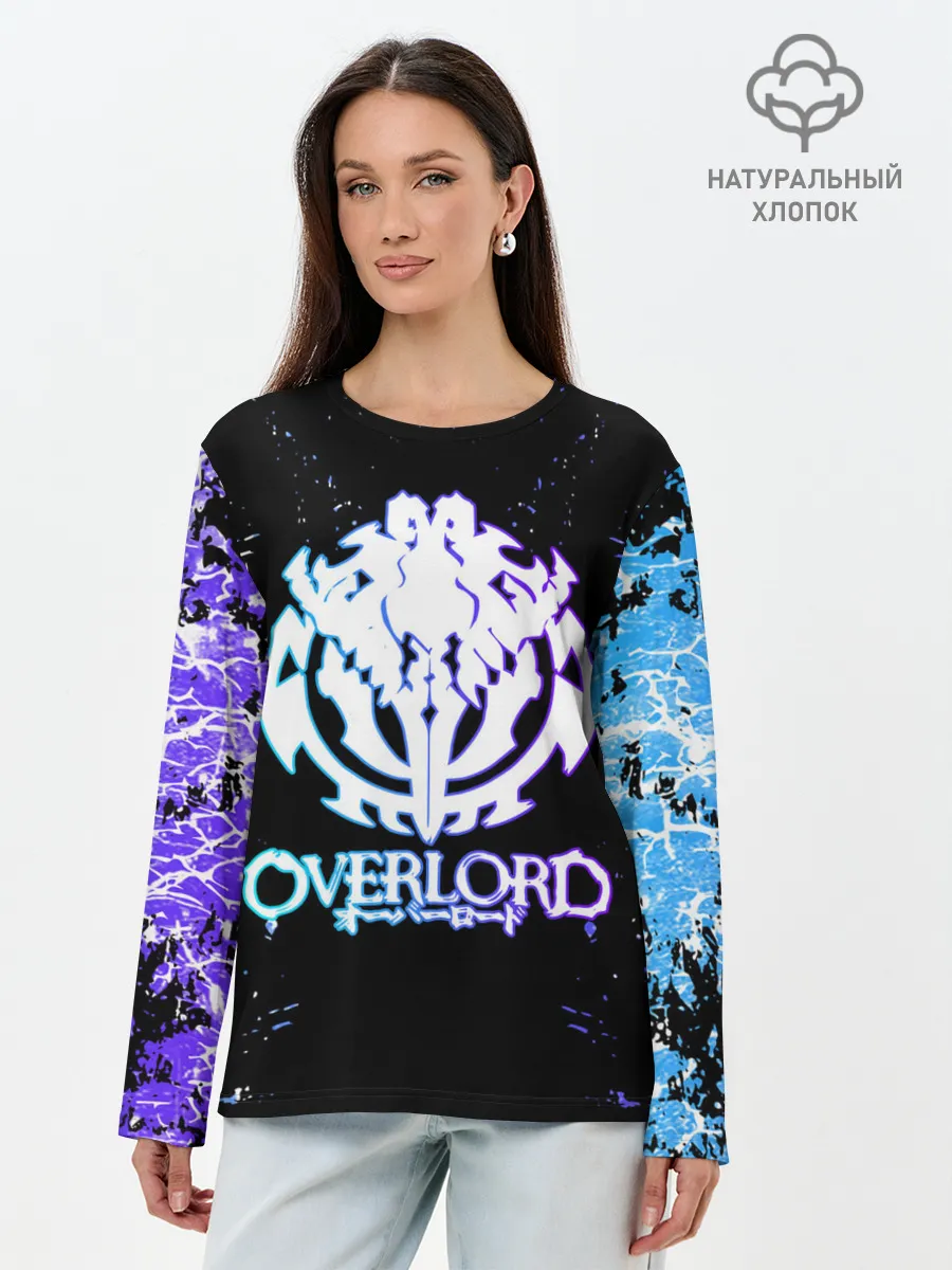 Лонгслив женский. Хлопок / OVERLORD | оверлорд neon | НЕОН