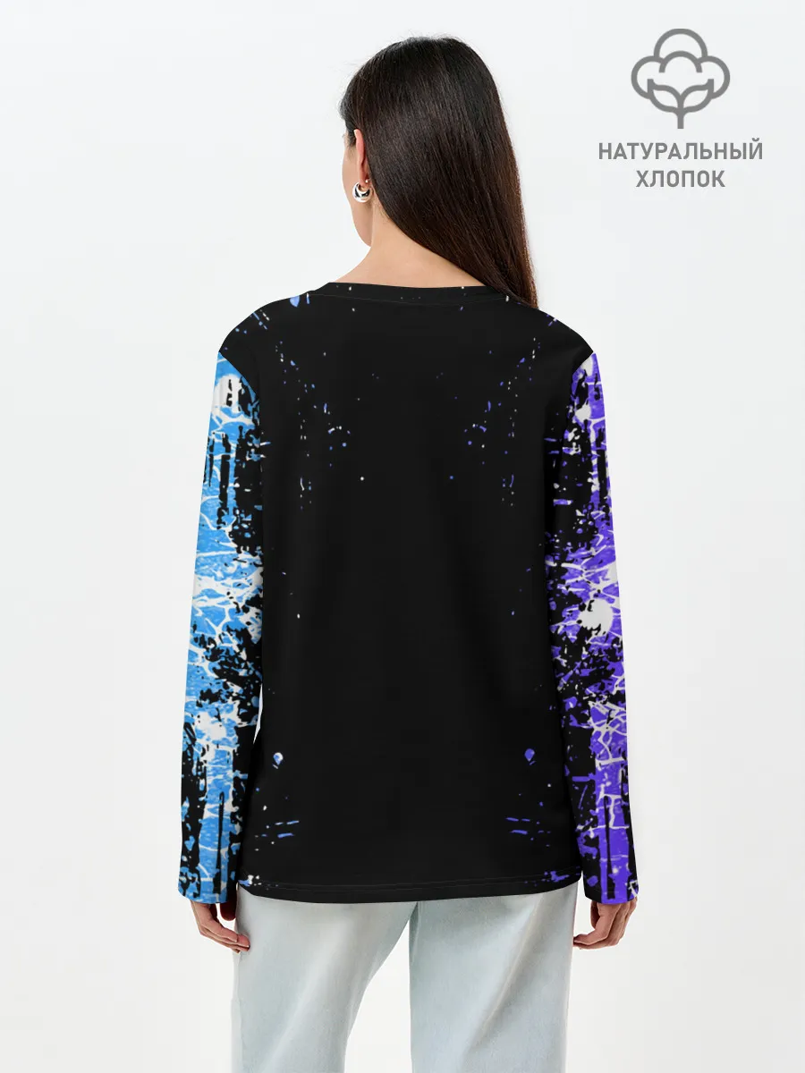 Лонгслив женский. Хлопок / OVERLORD | оверлорд neon | НЕОН