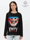 Лонгслив женский. Хлопок / Huggy Wuggy, Poppy Playtime