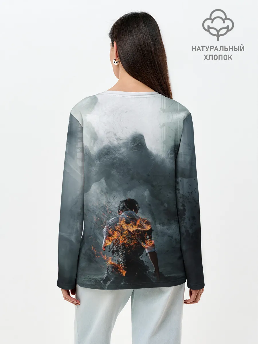 Лонгслив женский. Хлопок / Hellbound или Зов Ада