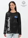 Лонгслив женский. Хлопок / Subaru | Субару | Авто