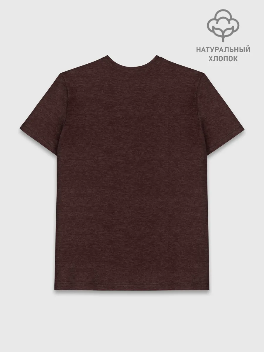 Мужская базовая футболка хлопок / Шархан Red