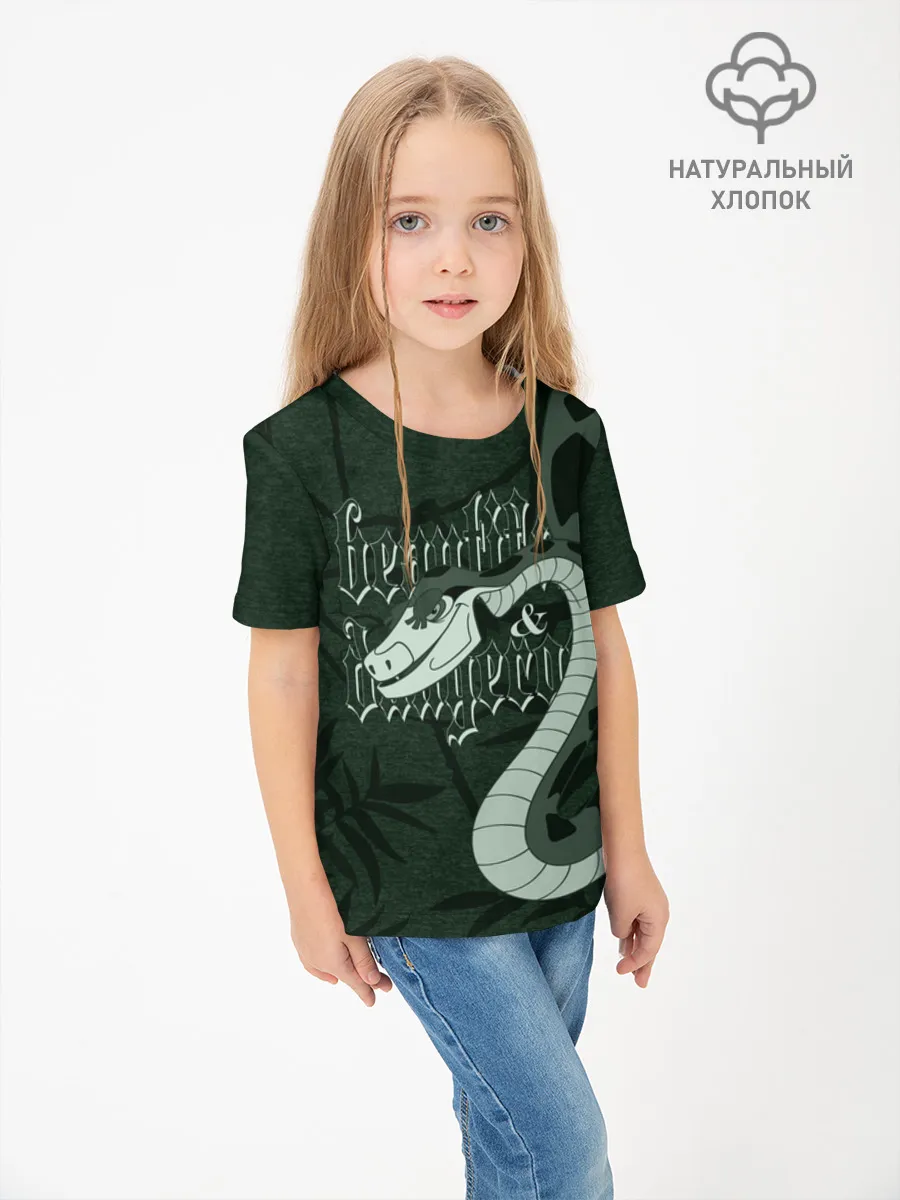 Детская футболка хлопок / Kaa Green