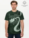 Мужская базовая футболка хлопок / Kaa Green