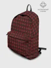 Рюкзак взрослый джинсовый / Красный паттерн