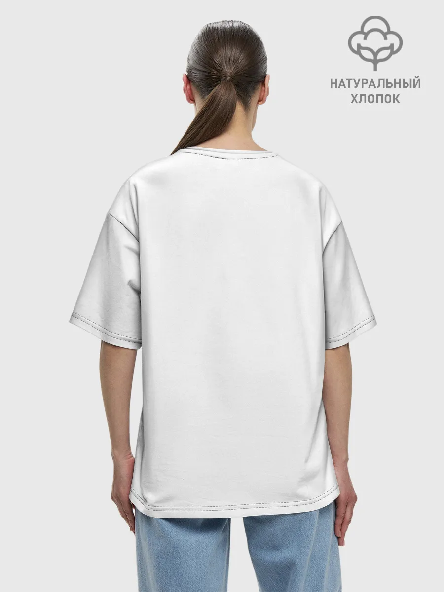 Футболка женская оверсайз премиум / Shampan'on