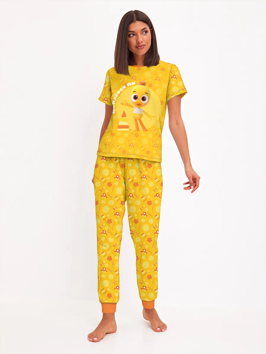 Женская пижама с брюками / Цветняшки CheepYellow