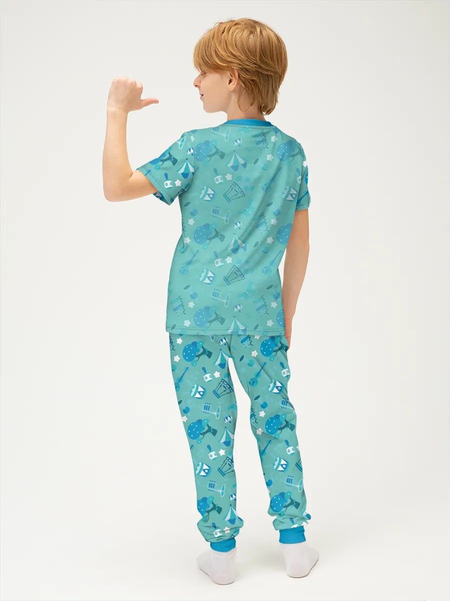 Детская пижама с брюками хлопок / Цветняшки MeowserTiffany