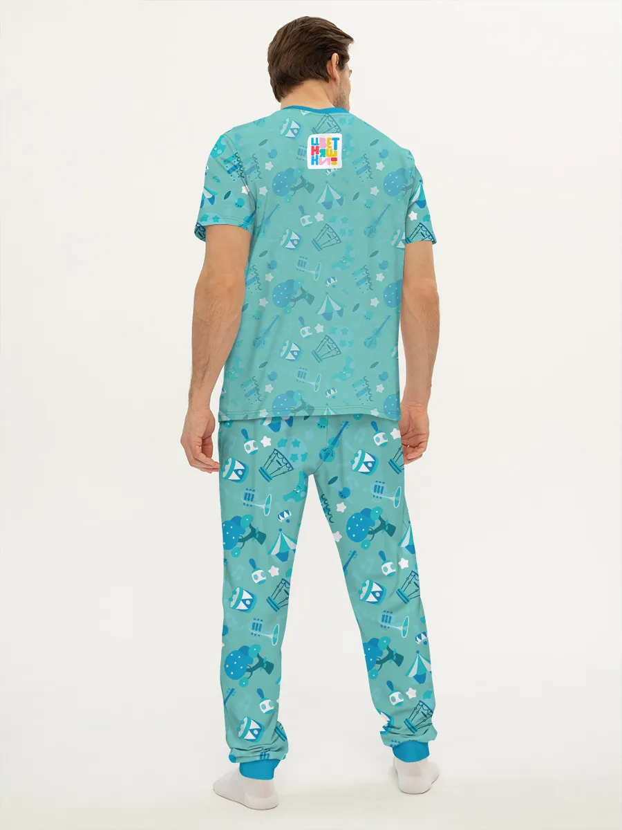 Мужская пижама с брюками / Цветняшки MeowserTiffany