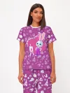 Женская пижама с брюками / Цветняшки HoppyPurple