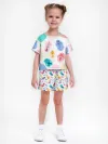 Девочкина пижама с шортами / Цветняшки BeadiesWhite