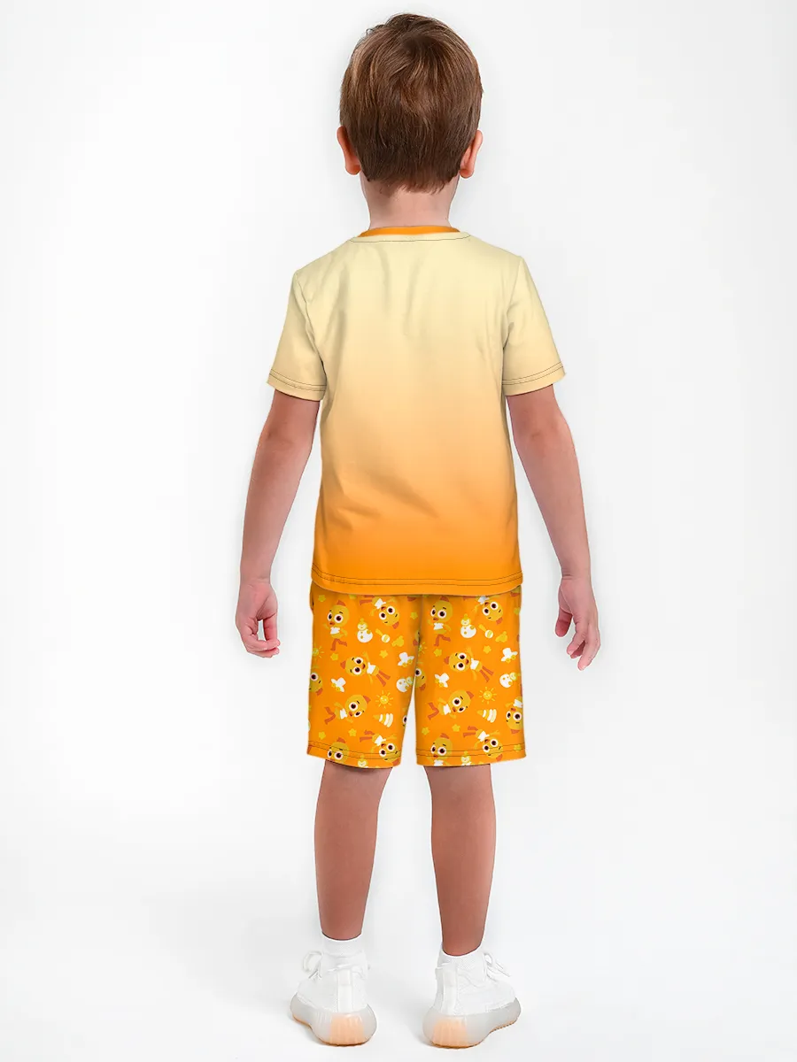 Детская пижама с шортами / Цветняшки CheepFlat