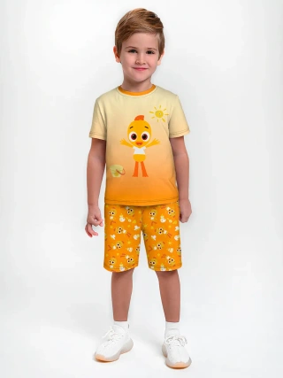 Детская пижама с шортами / Цветняшки CheepFlat