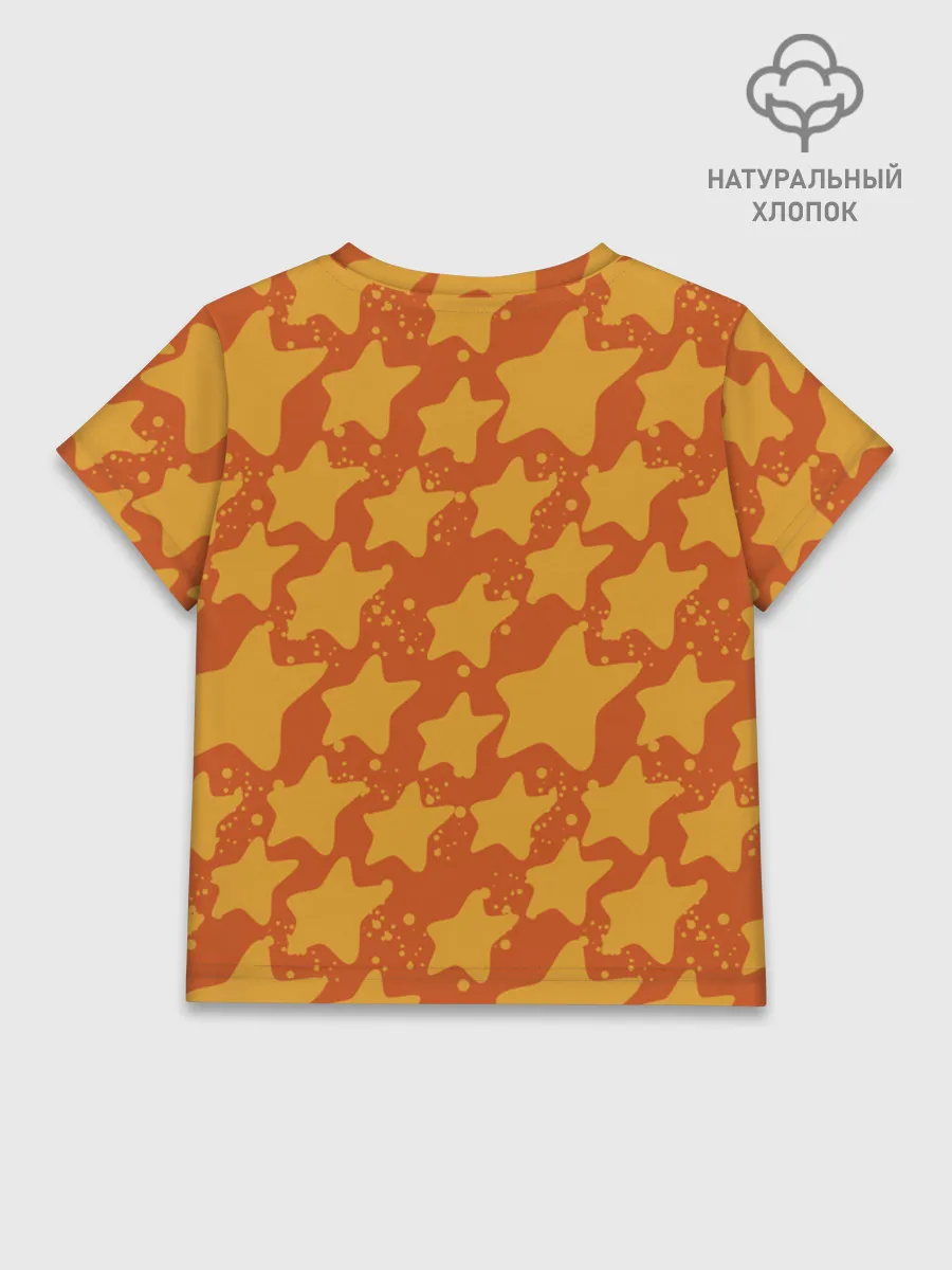 Детская футболка хлопок / Оранжевая корова Orange