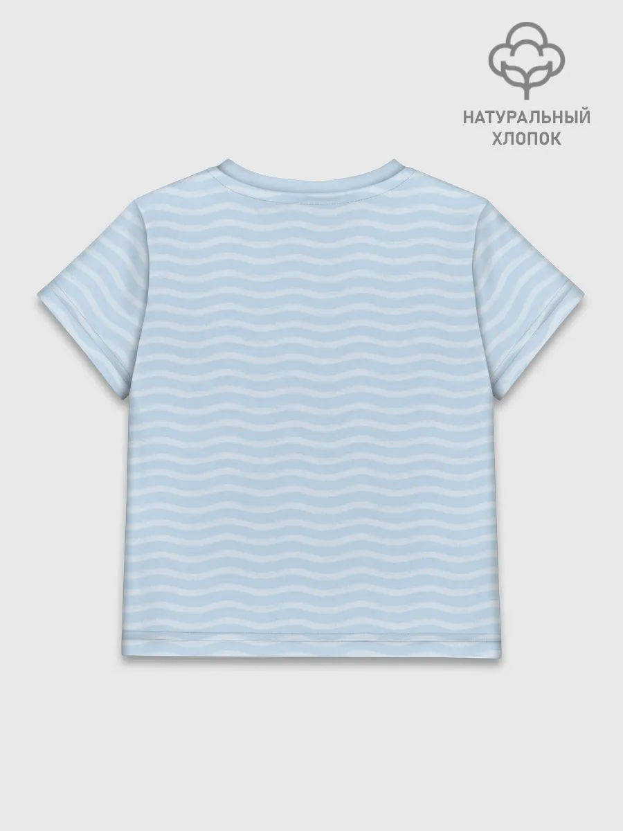 Детская футболка хлопок / Оранжевая корова FamilyLightBlue