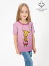 Детская футболка хлопок / Оранжевая корова ZoPink