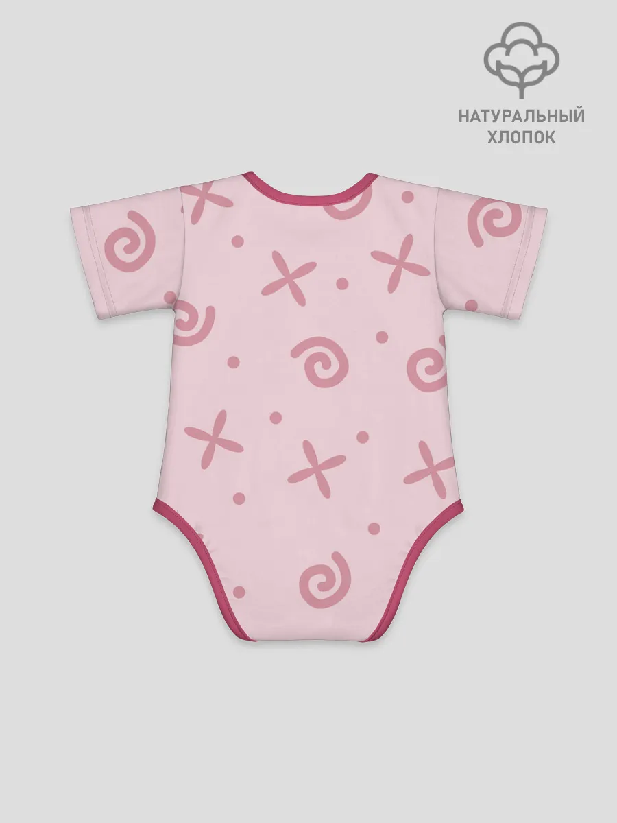 Боди для малышей / Оранжевая корова PinkBody