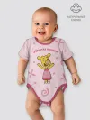 Боди для малышей / Оранжевая корова PinkBody