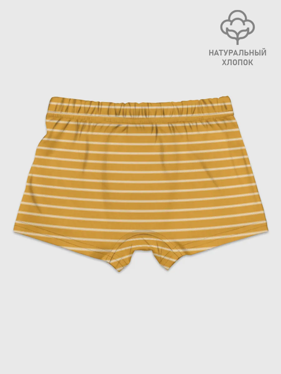 Мальчиковые трусы / Полоска Ретро жёлтая